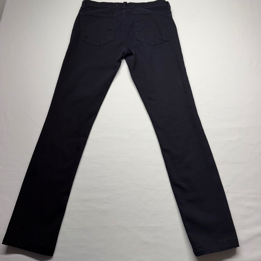 J Brand Pencil Leg Jeans 27 Shadow Black Low Rise Skinny Stretch Made USA